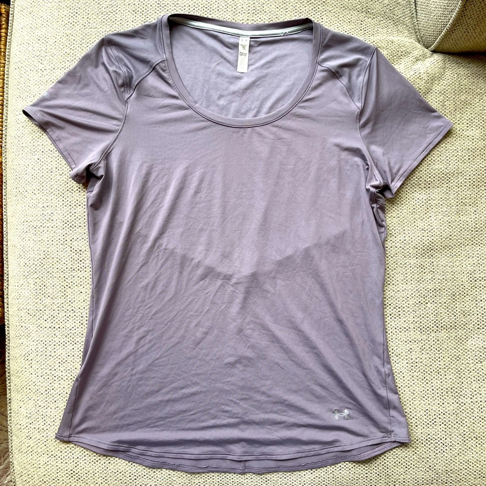 Under Armour Heat Gear Woman’s Short Sleeved Shirt | size L
